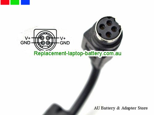 image5 of Australia  Original Genuine FSP FSP220-ABAN1 Ac Adapter 19v 11.57A 220W Roud with 4 hole Tip 