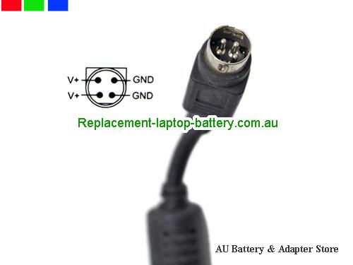  image5 of Australia  Original Genuine FSP FSP120-AAB Switching Power Adapter 19v 6.32A Round with 4 Pins P/N 9NA1200314 