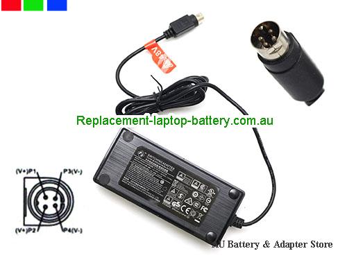  image 1 of  Original Genuine FJ-SW20174801200 Switching Adapter 48v 1200mA 57.6W Power Supply 4 Pins 