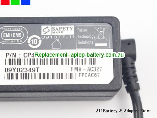  image 2 of  Original Genuine Fujitsu CP500575-01 AC Adapter FMV-AC327A 19v 3.16A Power Supply Long Style 