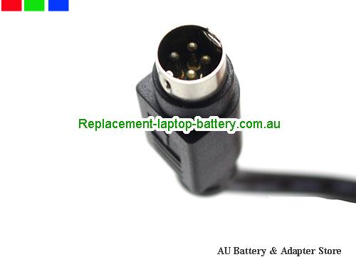  image5 of Australia  Original Genuine GFT GFP252-0512 AC Adapter 12v 1.5A, 5V 1.5A Switching Power Adapter 4 Pins 