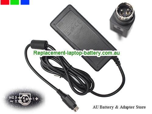  image 1 of  Original Genuine GVE GM60-240275-F AC Adapter 24v 2.75A Round with 3 Pin 66W 