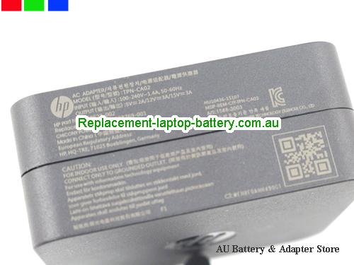  image 3 of  Original Genuine HP TPN-CA02 Ac Adapter 15V 3A 45W Type C Power Charger 