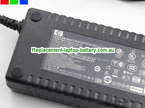  image 4 of  Original Genuine HP HSTNN-HA01 AC Adapter 19v 7.1A 135W Power Supply 397747-001 