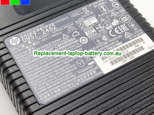  image 4 of  Original Genuine Hp 0957-2482 AC Power Adapter 32V 5625mA 180W 09572482 