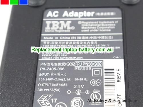  image 3 of  Original New Genuine IBM PA-2405-096 08K9092 24V 5A 120W Power Supply Adapter 