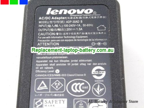  image 4 of  Original Genuine Lenovo ADP-30A B Ac adapter 20v 1.5A 92P1107 Power Supply 