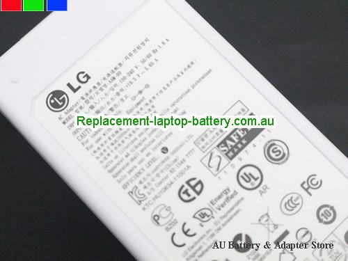  image 3 of  Original Genuine White LG AAM-00 AC Adapter 19.5v 5.65A 110W PSU for Monitor 