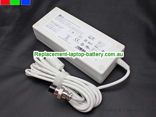  image 2 of  Original Genuine White LG DA-120D19 AC Adapter  19.0v 6.32A 120.08W Power Supply Metal 4 holes tip 