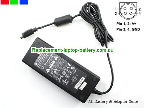  image 1 of  Original Genuine Lishin 0219B1280 AC Adapter 12v 6.67A Round with 4 Pin 80W Power Supply 