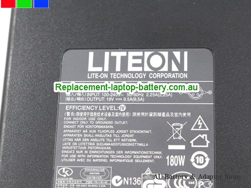  image 2 of  Original Genuine Liteon PA-1181-02 Ac adapter 19V 9.5A Round with 4 Pin tip 