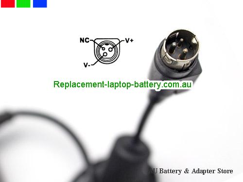  image5 of Australia  Original 3-PIN Printer Power Supply AC ADAPTER LI SHIN LSE9901B2460 24V 2.5A 60W 
