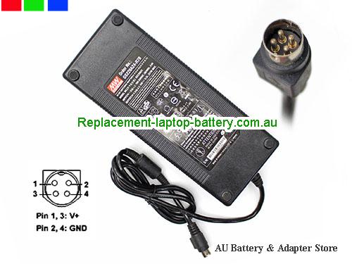  image 1 of  Original Genuine Mean Well GS220A24 AC Adapter 24v 9.2A GS220A21-R7B for 3D Printer 4 Pins 