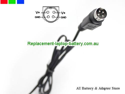  image5 of Australia  Original XKD-C1500IC12.0-18B-CN AC Adapter MOSO 12.0v 1.5A for Monitor 4 Pin 