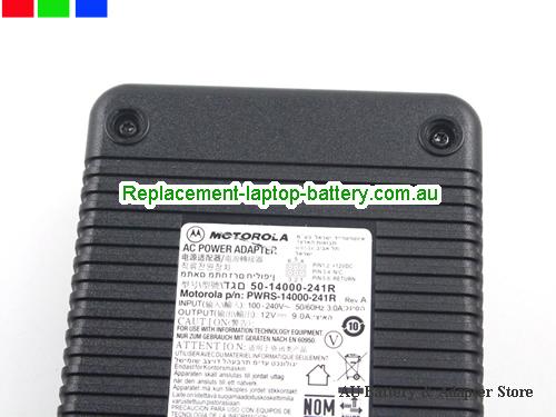  image 3 of  Original Genuine Motorola PWRS-14000-241R Ac Adapter for CRD7X00-400CES  401CES 12V 9A 98W 