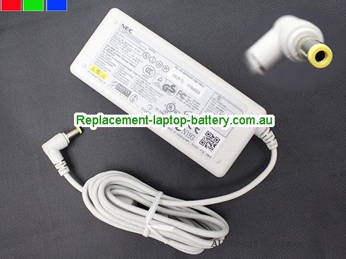  image 1 of  Original Genuine White NEC PC-VP-WP45 Ac Adapter 19V 3.16A 60W ADP-60NH Power Supply 