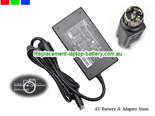  image 1 of  Original Genuine NEC ADPI003A AC Adapter 24v 2.1A Power Supply Round with 3 Pins for Printer 