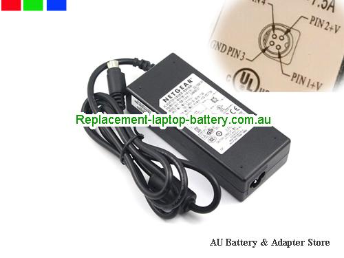  image 1 of  Original CWT NETGEAR CAM090121 332-10581-01 12V 7.5A Network Storage Power Supply 