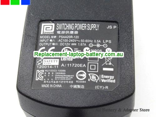  image 4 of  Original Original EU Plug PHIHONG PSAA20R-120 Ac Adapter 12V 1.67A  20W Power Adapter 