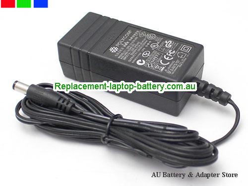  image 2 of  Original Genuine Polycom 1465-2340-001 Ac Adapter SPS-12-015-240 24v 500mA Power Supply 