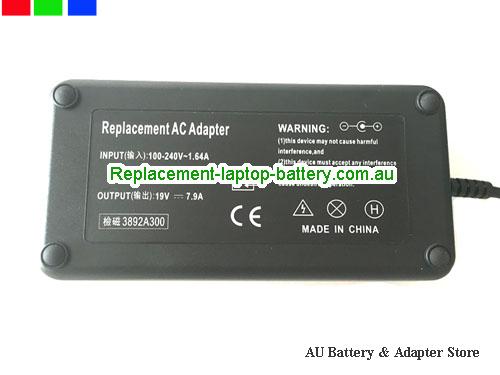  image 2 of Replacement 19V 7.9A Ac Adapter 150W for Razer RC30-0083 RC30-00830100 