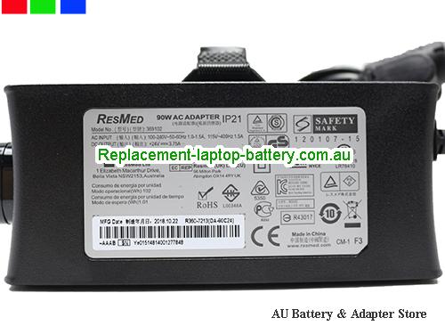  image 3 of  Original Original 90W AC power Supply for ResMed S9 Series CPAP and VPAP machines RESMED 90W AC Adapter IP21 369102 24V 3.75A 3PIN AC Adapter 