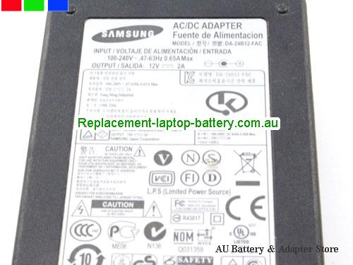  image 4 of  Original Genuine Samsung DA-24B12-FAC AC Adapter 12v 2A Power Supply DA-24B12-FAB 