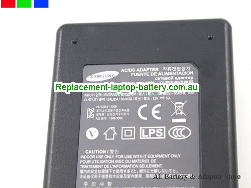  image 3 of  Original Power Adapter SAMSUNG 12V 5A DSP-5012E PSCV12500A for Samsung LED LCD TV Monitor 