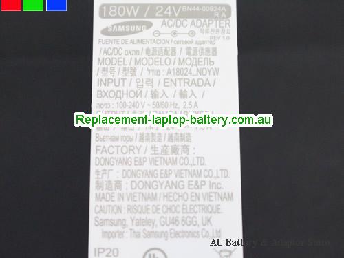  image 4 of  Original Genuine Samsung  A18024_NDYW Ac adapter 24v 7.5A 180W Monitor Power Supply BN44-00924A 