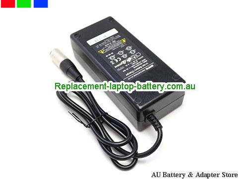  image 2 of  Original Genuine Sans SSLC084V42 Li-ion Battery Charger for Electric scooter Round with 3 Pins 
