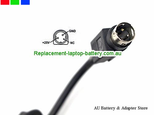  image5 of Australia  Original Genuine Sato TG-5011-25V-ES AC adaptor 25v 2.1A 52.5w power Supply Round with 3 Pins 