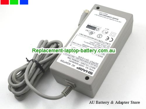  image 1 of  Original Genuine Sharp E6B27D ac adapter UADP-A043WJPZ 12v 6.67A 4 Pin Grey Power Supply 