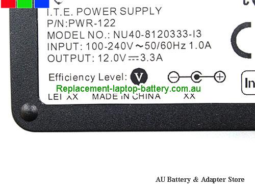  image 2 of  Original Genuine Simply charged PWR-122 Power Supply Nu40-8120333-O3 12.0v 3.3A 40W Ac Adapter 