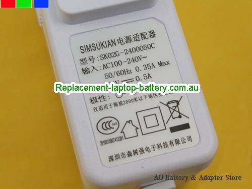  image 3 of  Original SIMSUKIAN SK02G-240050C 24V 0.5A AC Adapter 