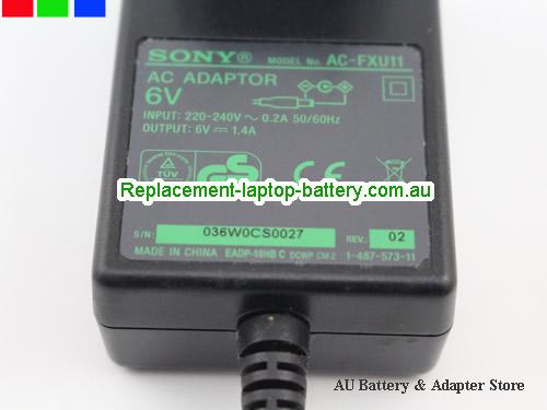  image 4 of  Original Sony AC-FXU11 AC Adapter 6v 1.4A Charger for USB Media Player SMP-U10 