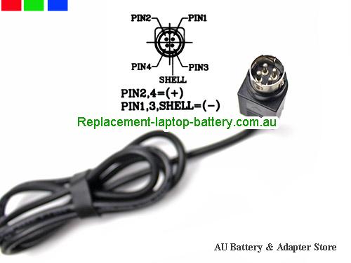  image5 of Australia  Original Genuine UE UES120D2-240500SPA Switching Power Adaptor 24.0v 5.0A 120W Round with 4 Pins 