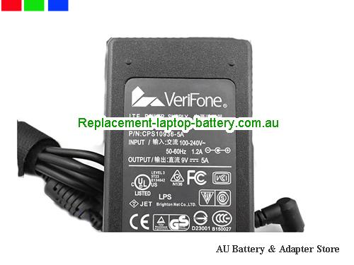  image 2 of  Original I.T.E Power Supply UP036C509 CPS10936-5A VERIFONE 9V 5A 45W Ac Adapter 
