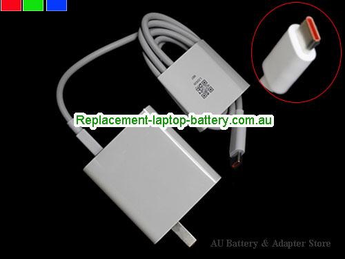  image 1 of  Original MDY-11-EB AC Adapter 65W Type C XiaoMi US White PD Fast Charger 