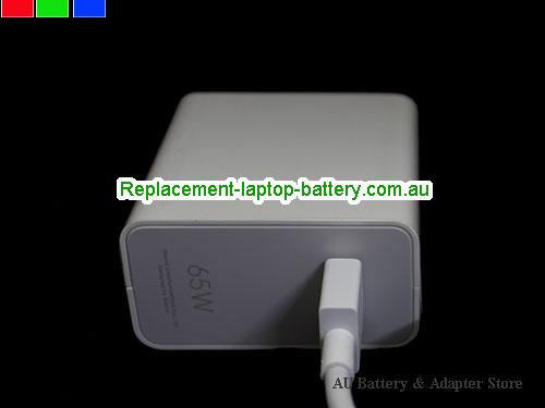  image 3 of  Original MDY-11-EB AC Adapter 65W Type C XiaoMi US White PD Fast Charger 